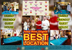 Tudor Rose Original - Best Location - Only Families & Couples Allowed - Room Only Guest House - Free Wifi - Billiard Room - Family Friendly